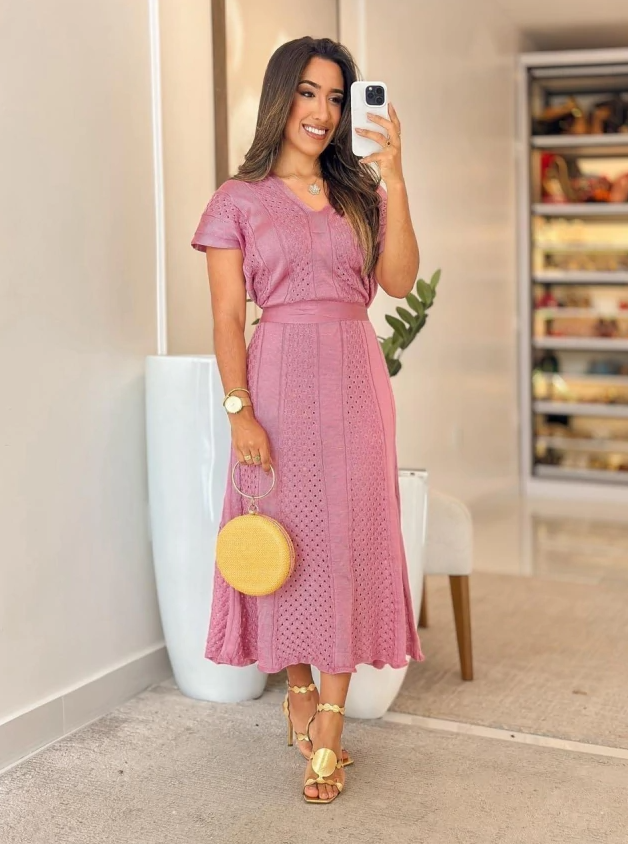 Vestido Tricô Modal
