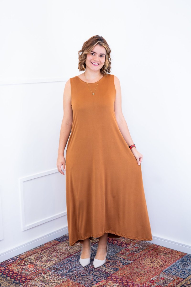 Vestido Daiane - Regata Longuete Mullet em Malha Confort