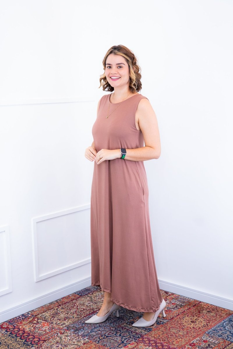 Vestido Daiane - Regata Longuete Mullet em Malha Confort