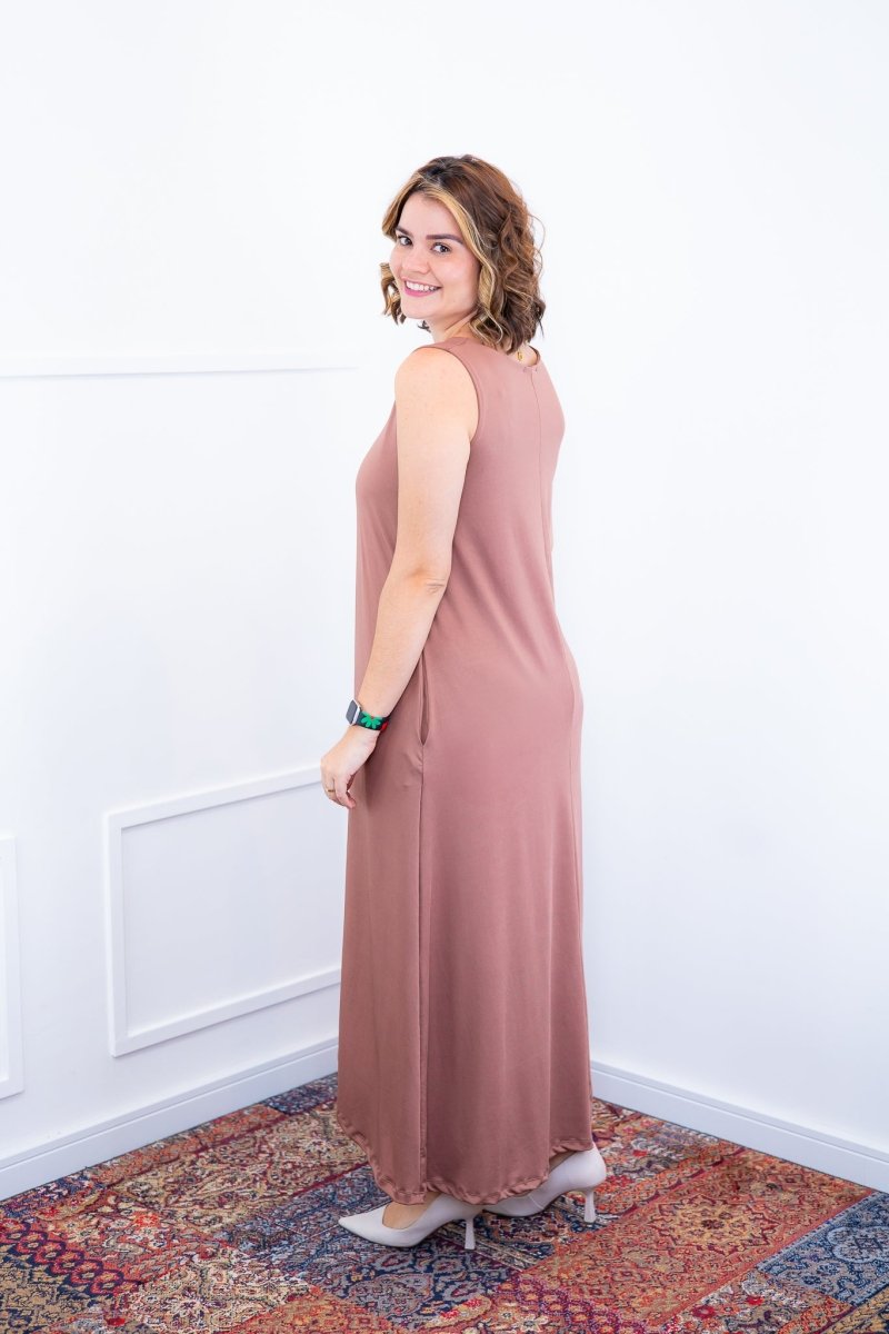 Vestido Daiane - Regata Longuete Mullet em Malha Confort