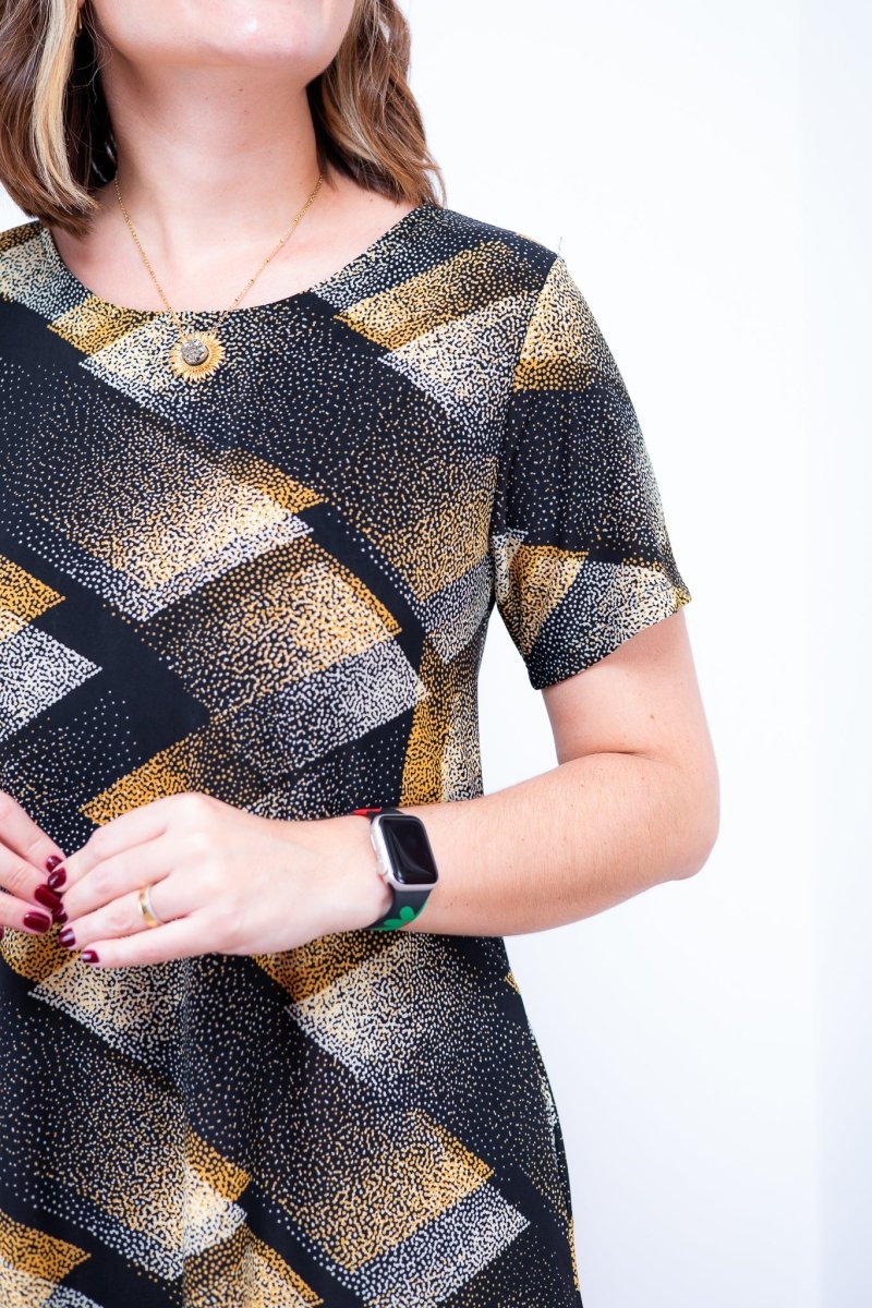 Vestido Sara - Malha Confort Midi com Manga