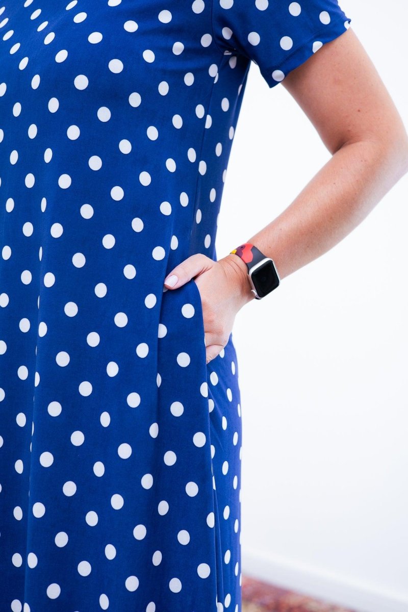 Vestido Sara - Malha Confort Midi com Manga