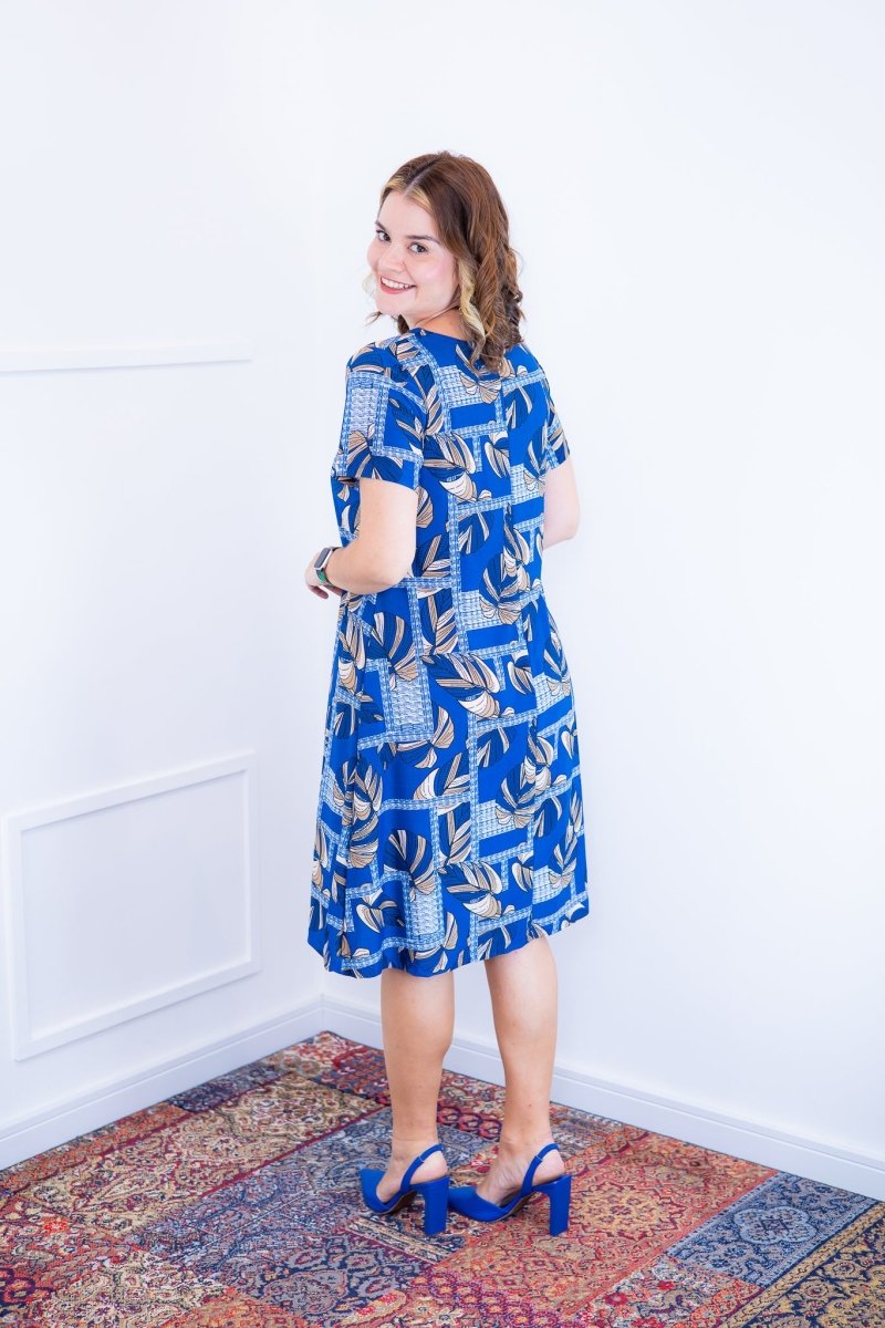 Vestido Sara - Malha Confort Midi com Manga