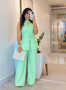 Macacão linho marrant