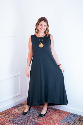 Vestido Daiane - Regata Longuete Mullet em Malha Confort