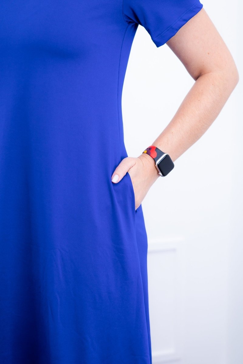 Vestido Sara - Malha Confort Midi com Manga