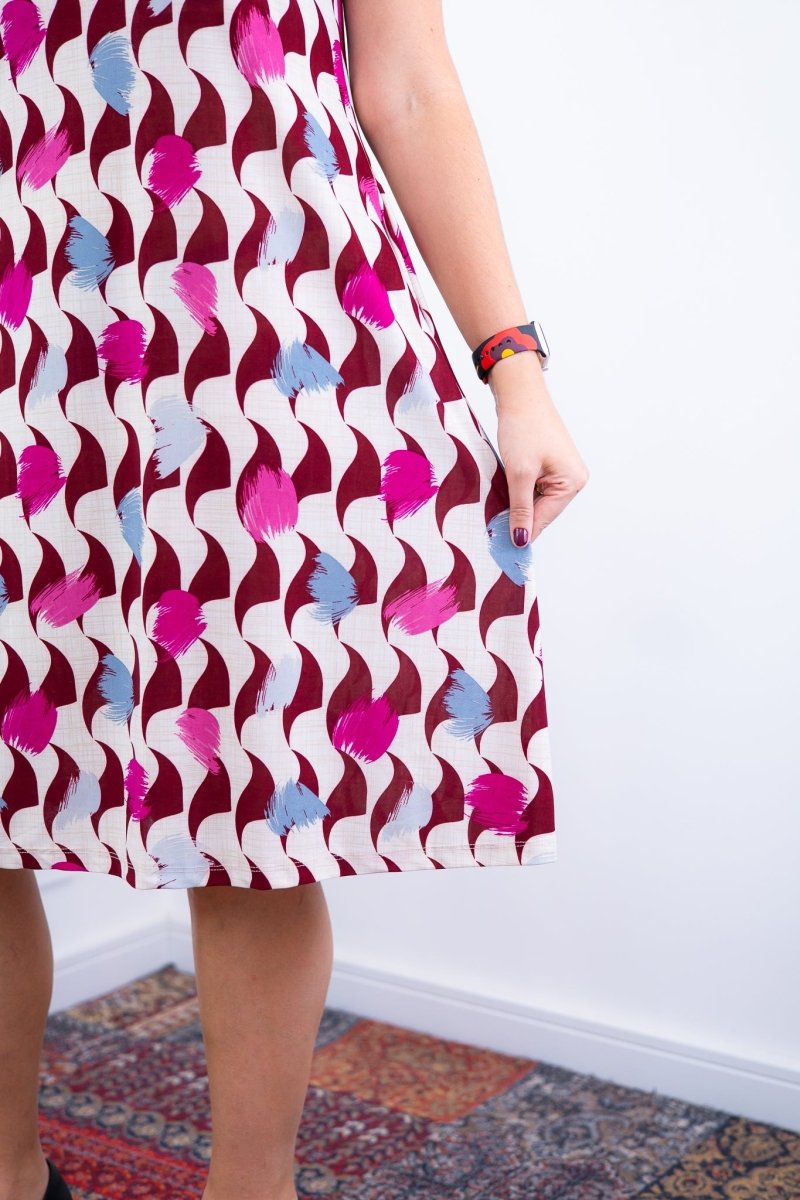 Vestido Sara - Malha Confort Midi com Manga