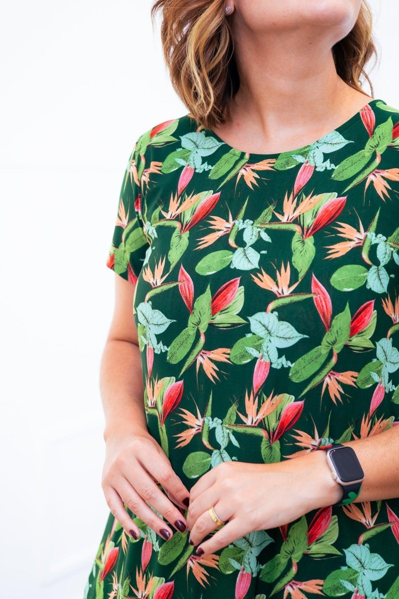 Vestido Sara - Malha Confort Midi com Manga