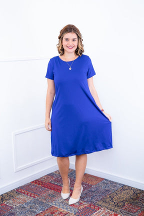 Vestido Sara - Malha Confort Midi com Manga