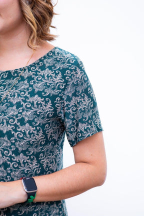 Vestido Sara - Malha Confort Midi com Manga