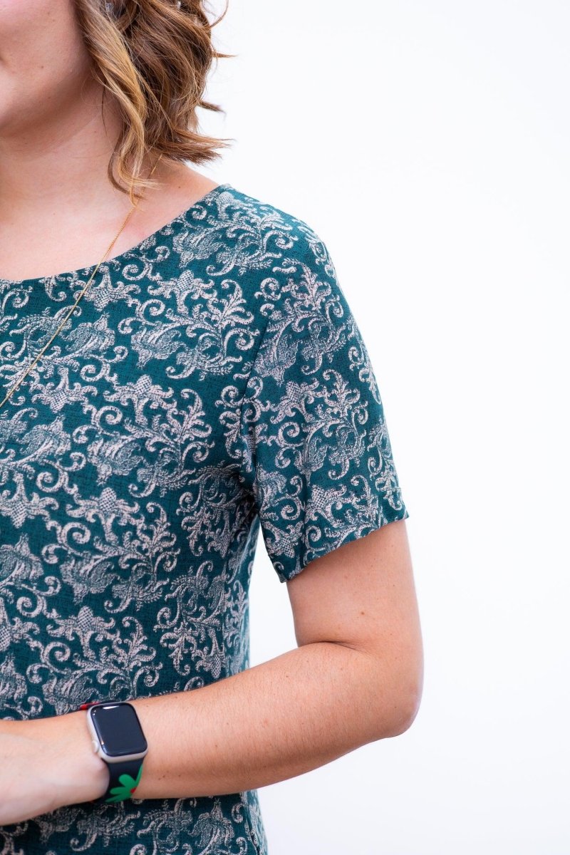 Vestido Sara - Malha Confort Midi com Manga