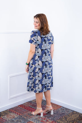 Vestido Sara - Malha Confort Midi com Manga