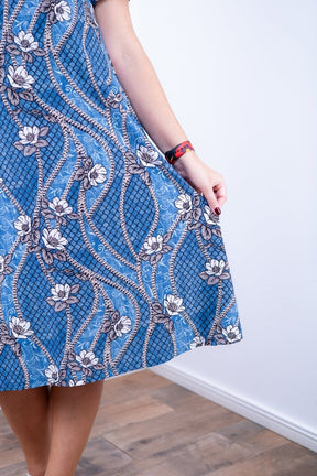 Vestido Sara - Malha Confort Midi com Manga