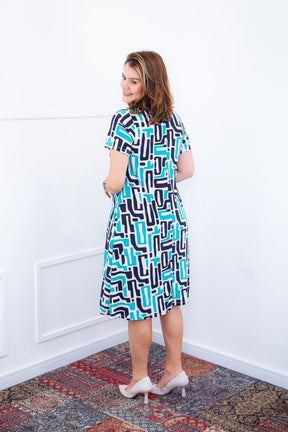 Vestido Sara - Malha Confort Midi com Manga