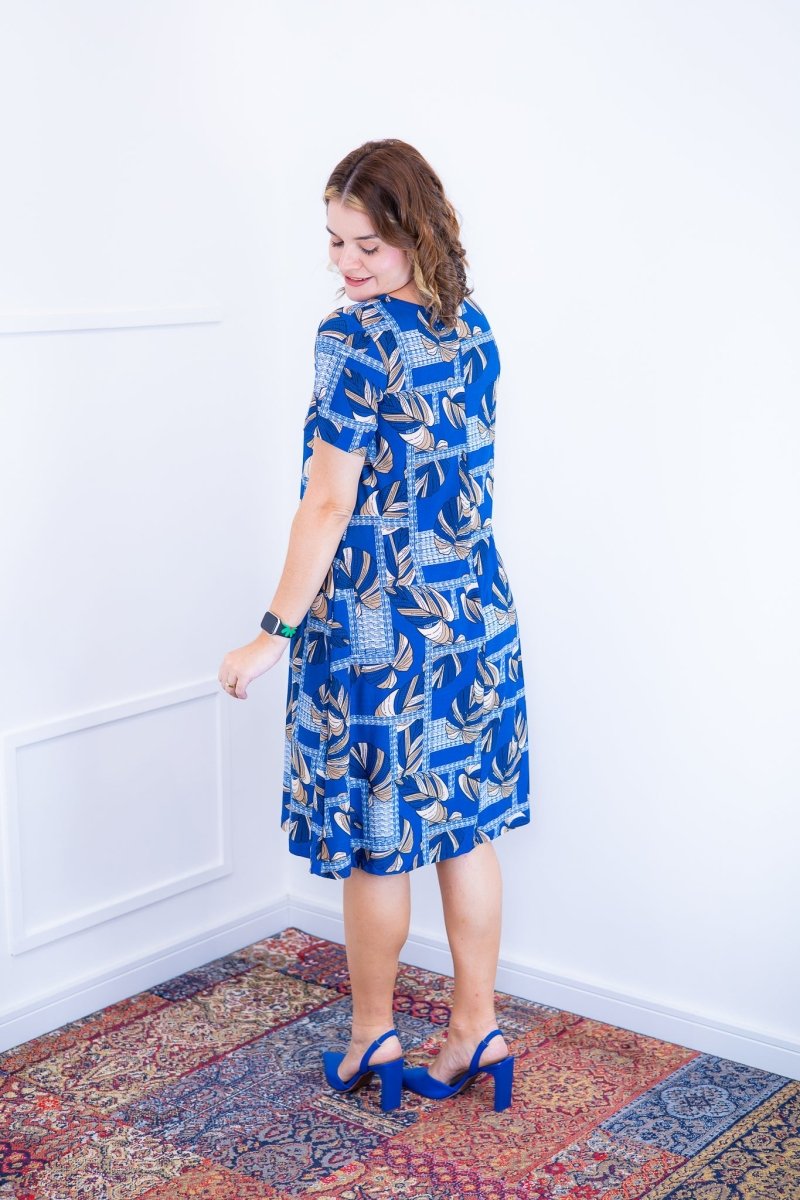 Vestido Sara - Malha Confort Midi com Manga