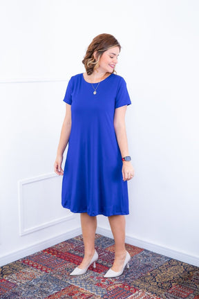 Vestido Sara - Malha Confort Midi com Manga