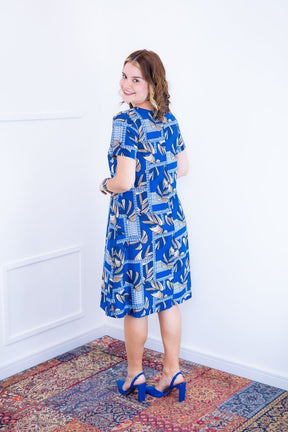 Vestido Sara - Malha Confort Midi com Manga