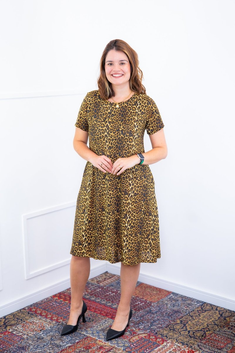 Vestido Sara - Malha Confort Midi com Manga