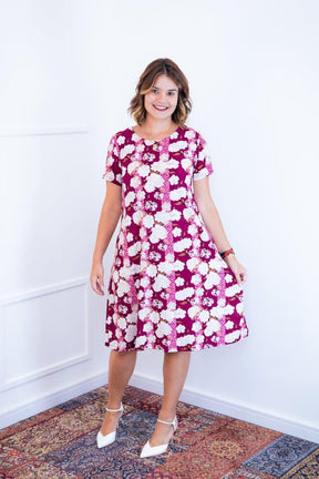 Vestido Sara - Malha Confort Midi com Manga