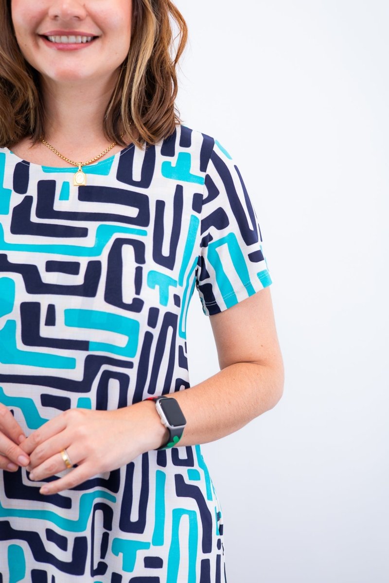 Vestido Sara - Malha Confort Midi com Manga