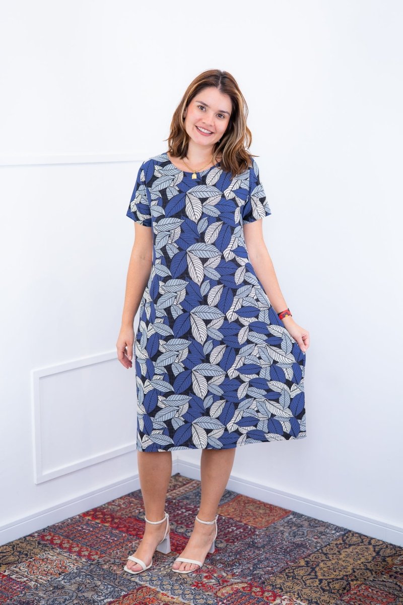 Vestido Sara - Malha Confort Midi com Manga